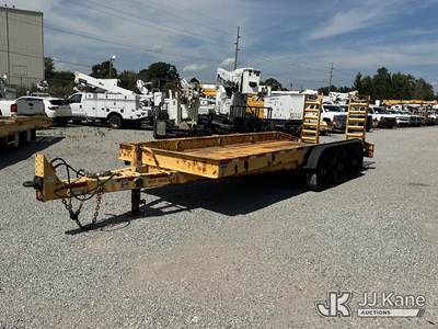2013 Butler LT2022WR-3A Tri-Axle Tagalong Equipment Trailer