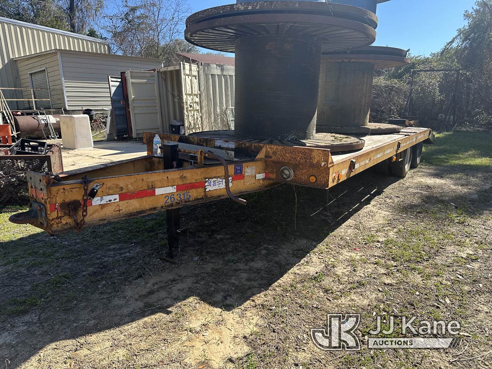1998 Custom 10Ton T/A Tagalong Equipment Trailer For Sale