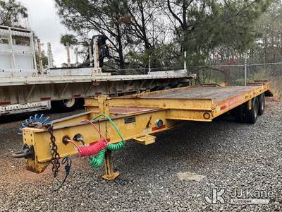 2011 Custom 10-Ton T/A Tagalong Equipment Trailer