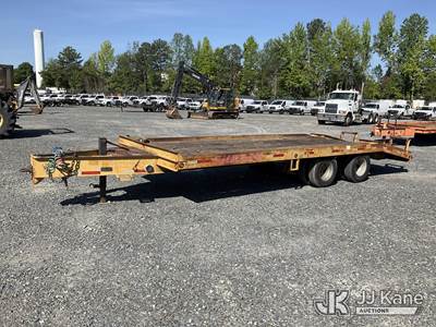 2011 Custom 10 Ton T/A Tagalong Equipment Trailer