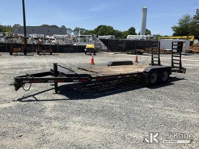 2014 Custom 4T202HDBW T/A Tagalong Equipment Trailer