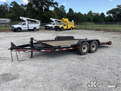 2016 Custom 5T162TBW T/A Tilt Deck Tagalong Equipment Trailer