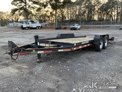 2017 Custom 5T182TBW T/A Tilt Deck Tagalong Equipment Trailer