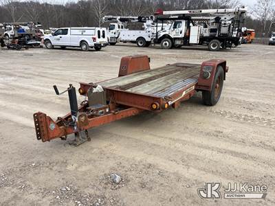 2002 Ditch Witch S7B S/A Tilt Deck Tagalong Equipment Trailer