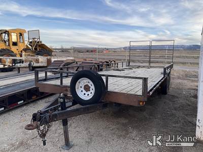 2013 Double A T/A Tagalong Flatbed Trailer