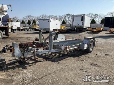 1995 Dynaweld S/A Tilt Deck Tagalong Equipment Trailer