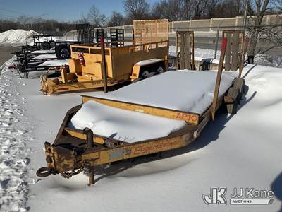 1990 Eager Beaver AP10 T/A Tagalong Equipment Trailer