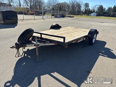 2010 Fabform FL612-3K S/A Tagalong Flatbed Trailer