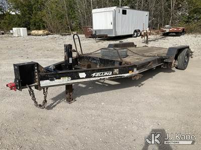 2015 Felling Trailers Tilt-top Tagalong Equipment Trailer