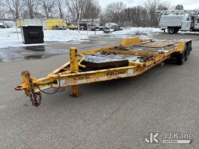 2017 Felling FT-015 T/A Tilt Deck Tagalong Equipment Trailer