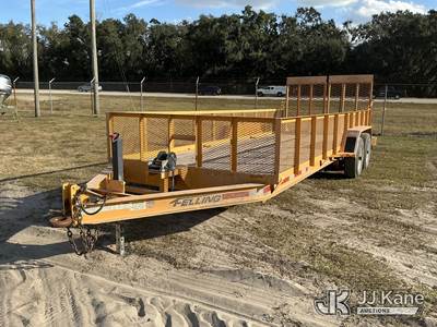 2015 Felling Trailers FT-10 T/A Tagalong Equipment Trailer