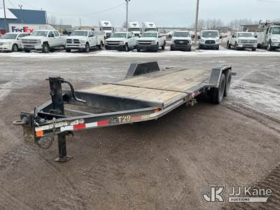 2016 Felling Trailers FT-14 Tilt-top Tagalong Equipment Trailer