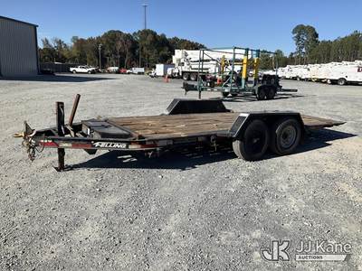2015 Felling FT-14-IT-I T/A Tilt Bed Tagalong Trailer