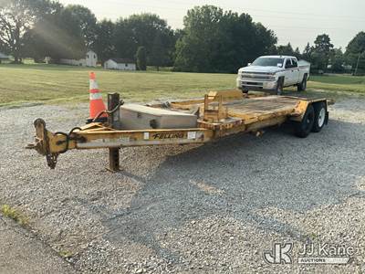 2016 Felling FT-15 T/A Tagalong Equipment Trailer