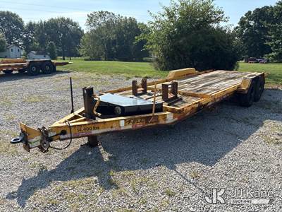 2017 Felling FT-15 T/A Tilt Deck Tagalong Equipment Trailer