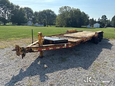 2017 Felling Ft-15 T/A Tilt Deck Tagalong Equipment Trailer