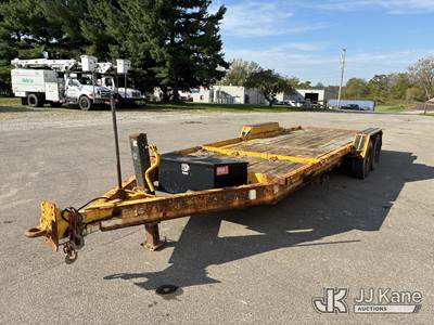 2017 Felling FT-15 T/A Tilt Deck Tagalong Equipment Trailer