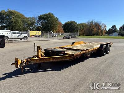 2017 Felling Trailers FT-15 T/A Tilt Deck Tagalong Equipment Trailer
