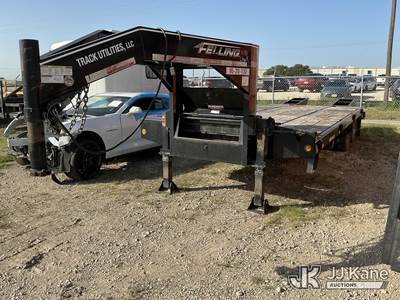 2019 Felling FT-20-2 LP T/A Gooseneck Equipment trailer