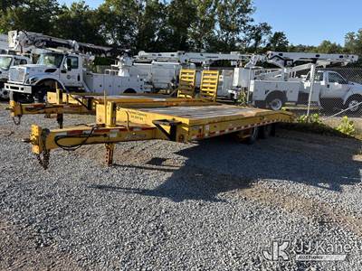 2013 Felling FT-30-2T T/A Tilt Deck Tagalong Equipment Trailer
