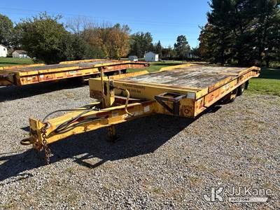 2012 Felling FT-30 T/A Tilt Deck Tagalong Equipment Trailer
