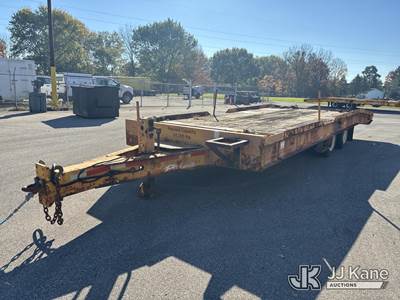 2012 Felling FT-30 T/A Tilt Deck Tagalong Equipment Trailer