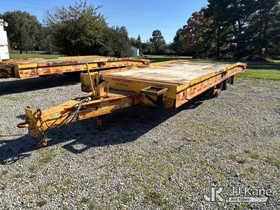 2012 Felling Trailers FT-30 T/A Tilt Deck Tagalong Equipment Trailer