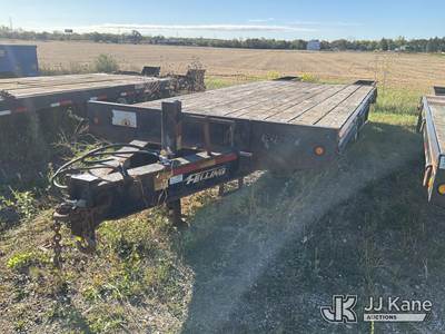 2012 Felling FT-40 T/A Tagalong Flatbed Trailer