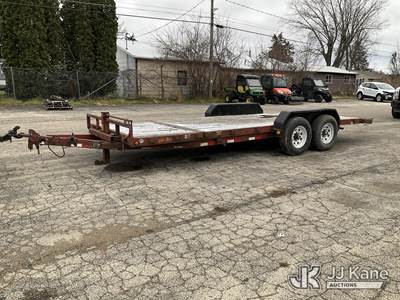 2006 Homemade Utility T/A Tilt Deck Tagalong Equipment Trailer