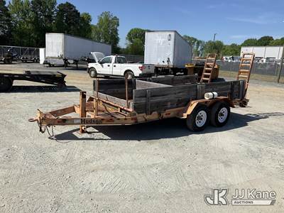 2007 Hudson HSE14 T/A Tagalong Equipment Trailer