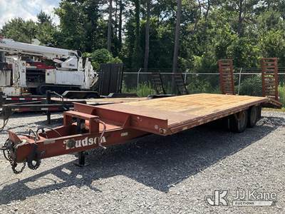 2012 Hudson HTD18D 10-Ton T/A Tagalong Equipment Trailer