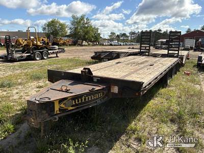 2015 Kaufman Trailers 10K25D T/A Tagalong Equipment Trailer