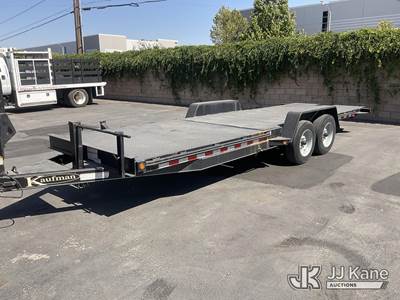 2018 Kaufman T/A Tilt Bed Tagalong Equipment Trailer