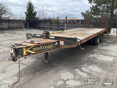 2015 Kaufman Trailers HPP Deluxe T/A Tagalong Equipment Trailer
