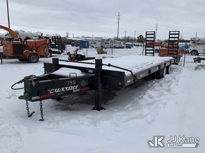 2023 Lucon 22T232ALP T/A Tagalong Flatbed Trailer