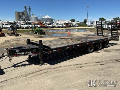 2018 Lucon Inc. 25T233ALP Tri-Axle Tagalong Equipment Trailer