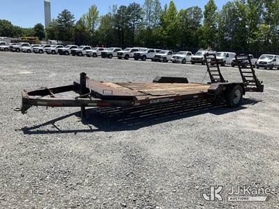 2013 Lucon Inc. 4T202HDBW T/A Tagalong Flatbed Trailer