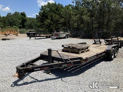 2013 Lucon Inc. 4T202HDBW T/A Tagalong Flatbed Trailer