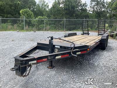 2014 Lucon Inc. 4T202HDBW T/A Tagalong Flatbed Trailer