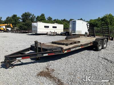 2013 Lucon Inc. 4T202HDBW T/A Tagalong Flatbed Trailer
