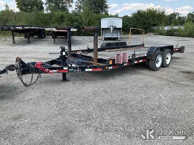 2019 Lucon Inc. 7T192TBWAH T/A Tilt Deck Tagalong Equipment Trailer