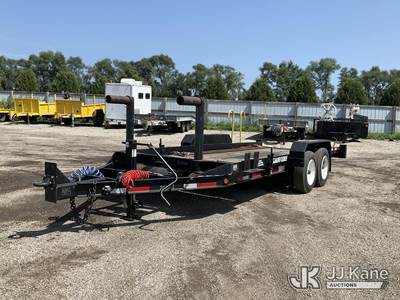 2018 Lucon 7T192TBWAH T/A Tilt Bed Tagalong Equipment Trailer