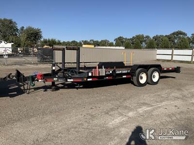 2018 Lucon 7T192TBWAH T/A Tilt Deck Tagalong Equipment Trailer