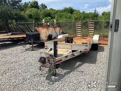 2015 Lucon Inc. 8T182EBW T/A Tagalong Flatbed Trailer