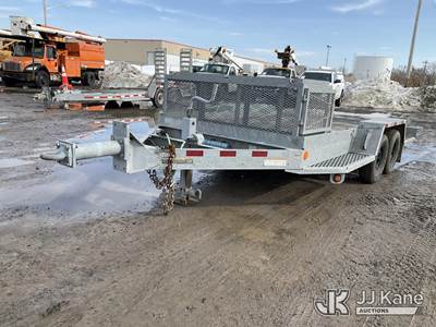 2015 MGS UOP30034 T/A Galvanized Tagalong Equipment Trailer