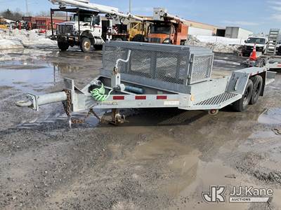 2015 MGS UOP30034 T/A Galvanized Tagalong Equipment Trailer