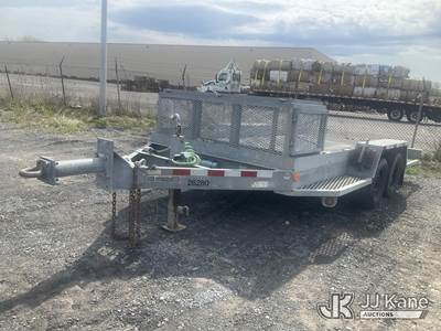 2015 MGS UOP30034 T/A Galvanized Tagalong Equipment Trailer