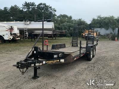 2015 Pequea 1016SST T/A Tagalong Equipment Trailer
