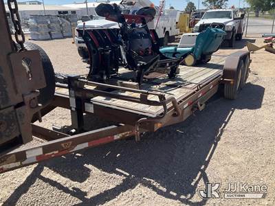 2002 PJ Trailers Tilt-top Tagalong Equipment Trailer