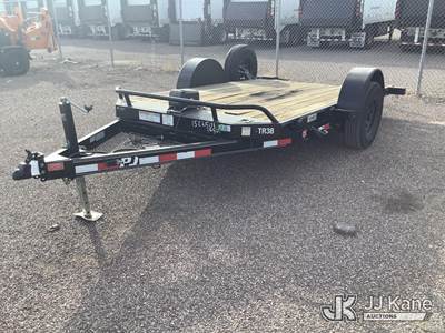 2022 PJ Trailers Carhauler Tilt 1C181 Tilt-top Tagalong Equipment Trailer